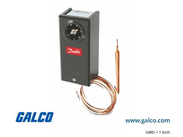 Danfoss 060L2151 KPU 19 Temperature Switch, Remote Bulb, 80 Capillary Tube 1 Danfoss 060L2151 KPU 19 Temperature Switch, Remote Bulb, 80 Capillary Tube