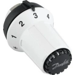 Danfoss 013G5025, Svart, Vit, Plast, Rotations- 8 28 ° C, 140 G, 150 G