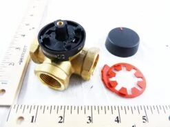 Danfoss 193B-1502 - 3/4" 3WAY DZR BRASS 7.3CV Valve For Plumbing & Heating Systems